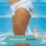 Pampers Splashers Swim Diapers - Size S, 20 Count, Gap-Free Disposable Baby Swim Pants - Image 3